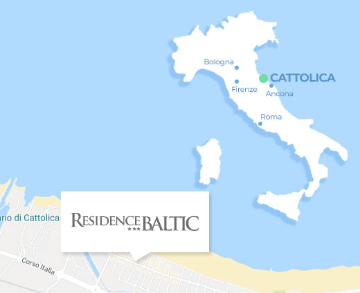 Where is our residence in Cattolica